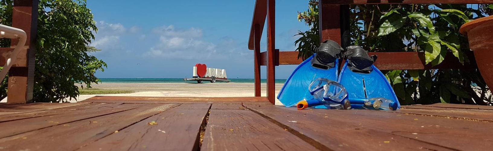 Aruba Beach Villas パームビーチ エクステリア 写真